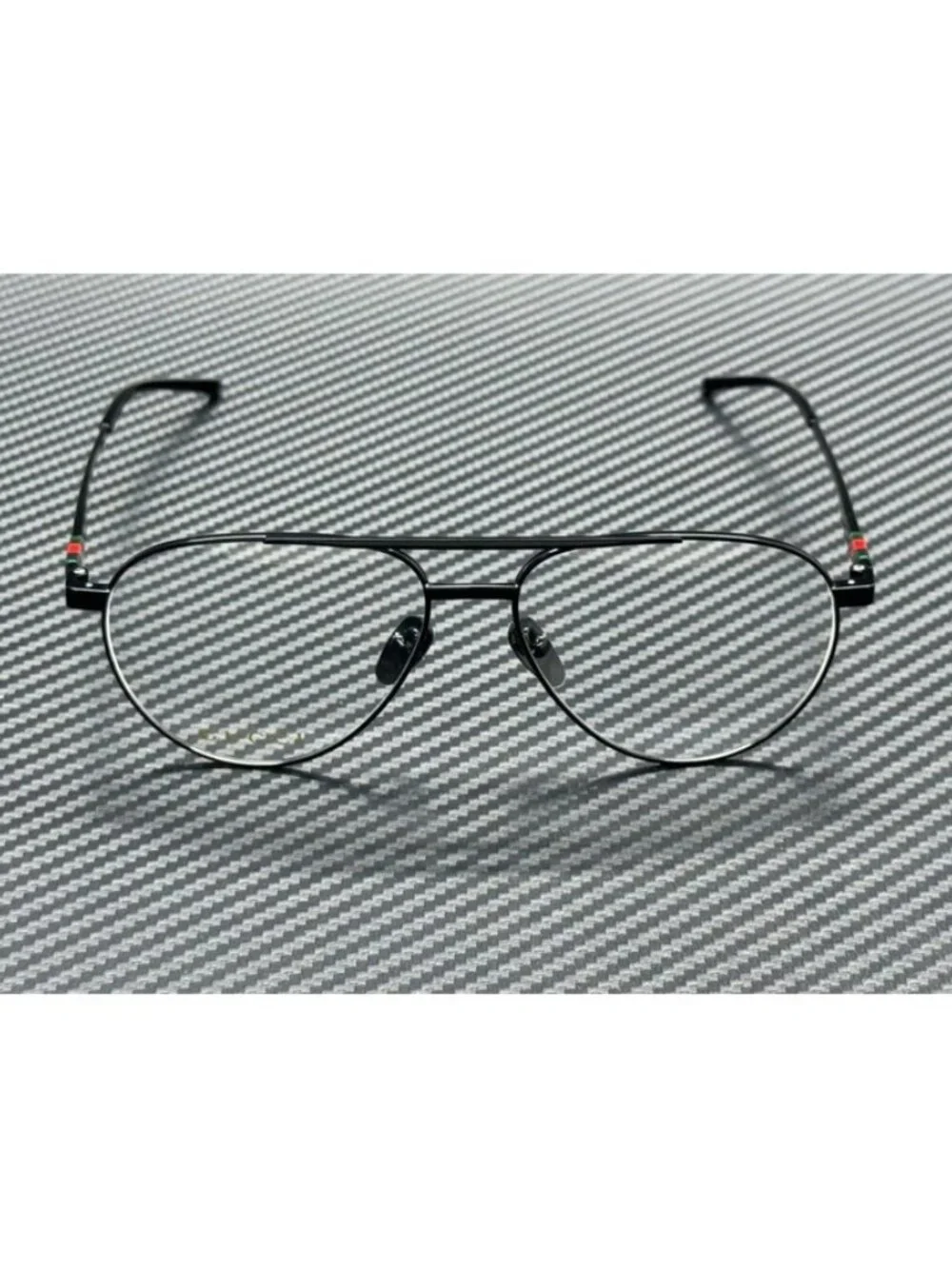 New Gucci Men Black Eyeglasses 56-15-145